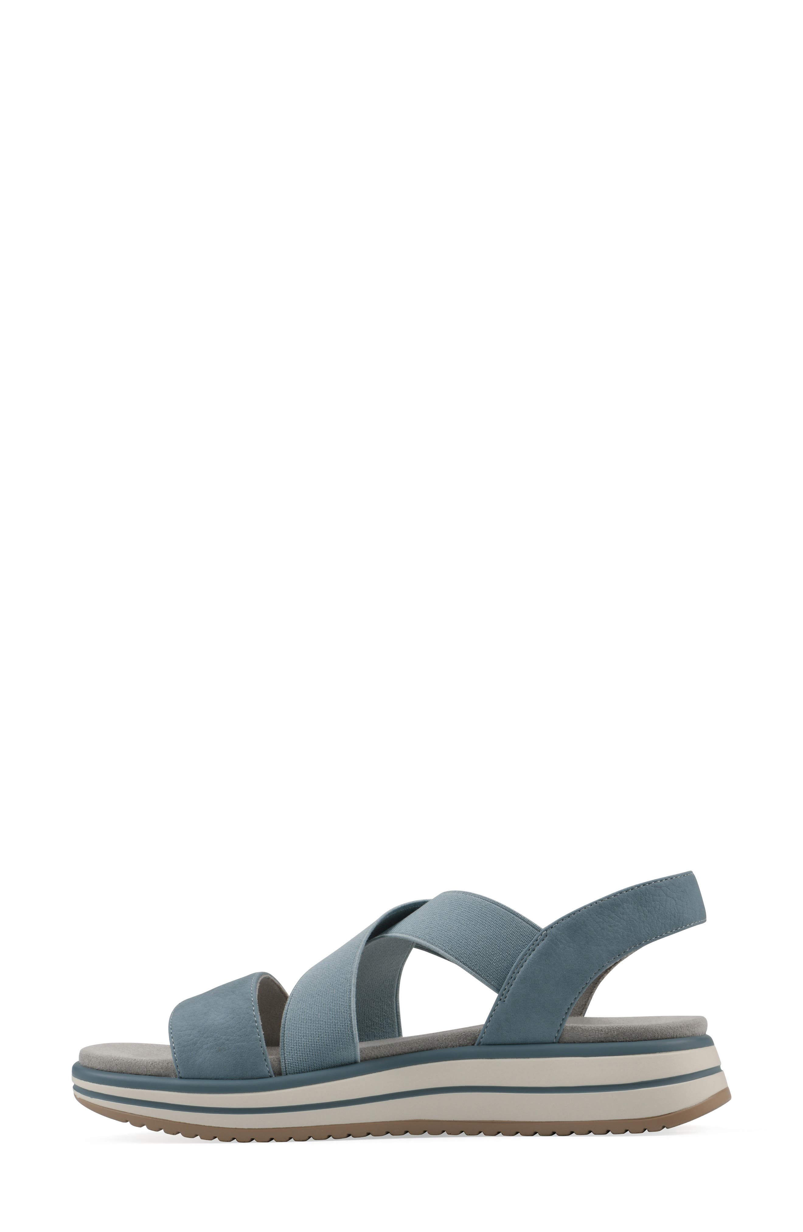 CLIFFS BY WHITE MOUNTAIN Hapley Athleisure Sandal, Alternate, color, Mid-Blue Nubuck