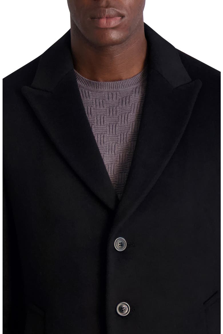 Wool Blend Coat, Alternate, color, BLACK