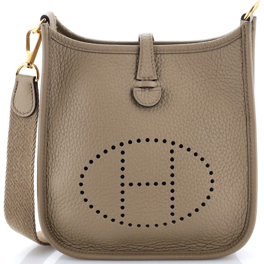Pre-owned Hermes Hermes Evelyne Bag Gen Iii Clemence Tpm In Brown