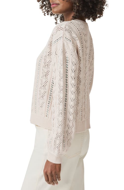 Splendid Veronica Stripe Sweater In White