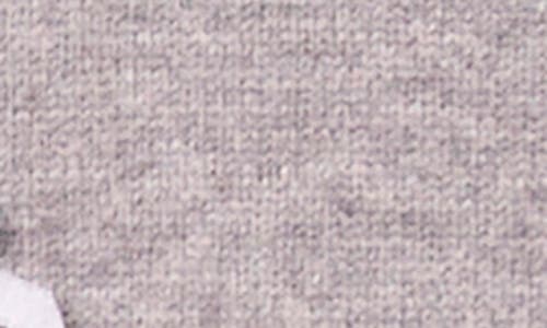 Cece Bow Detail Crewneck Cardigan In Gray