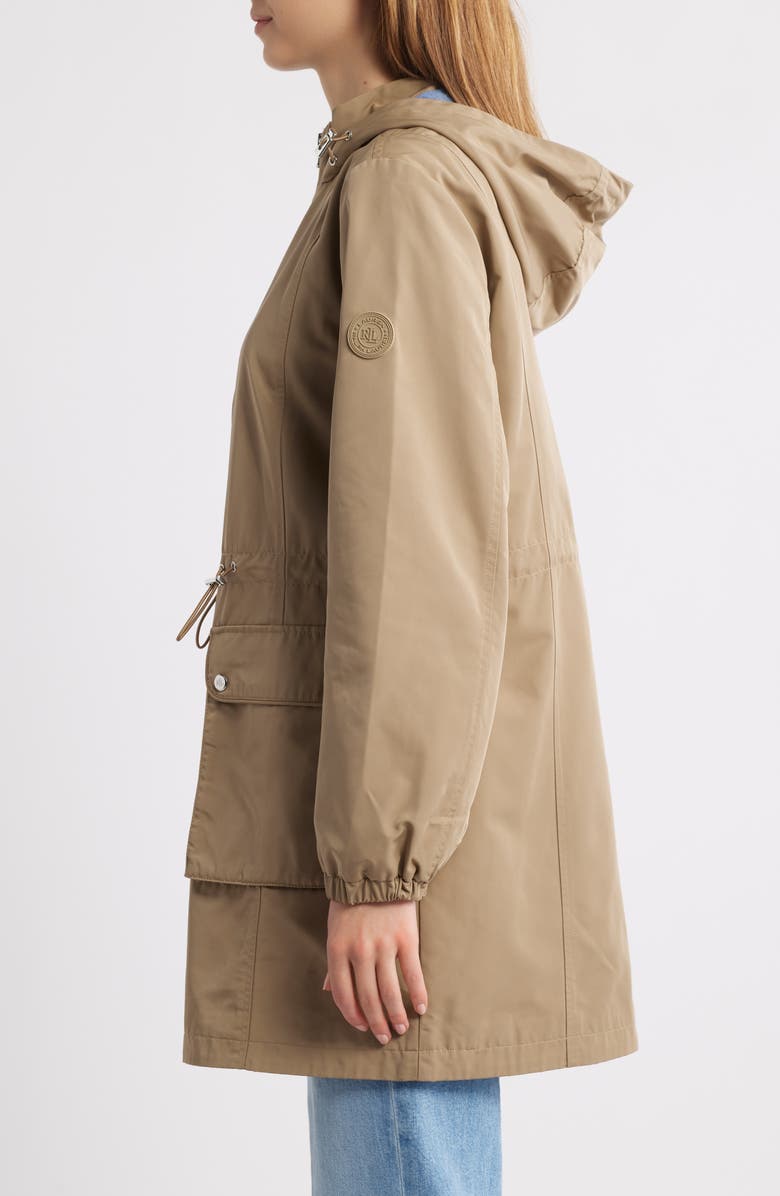 Lauren Ralph Lauren Cinch Waist Hooded Anorak Jacket, Alternate, color,
