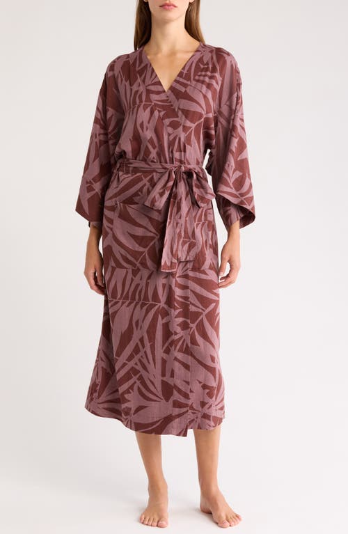 Nordstrom Vacation Linen Blend Robe In Pink