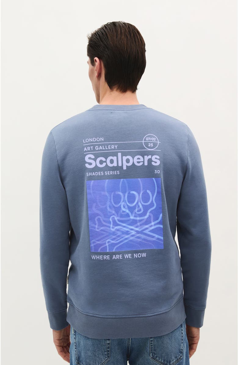 Scalpers New Stroke Sweater, Alternate, color, Blue