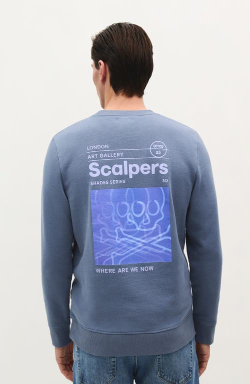 Scalpers New Stroke Sweater In Blue