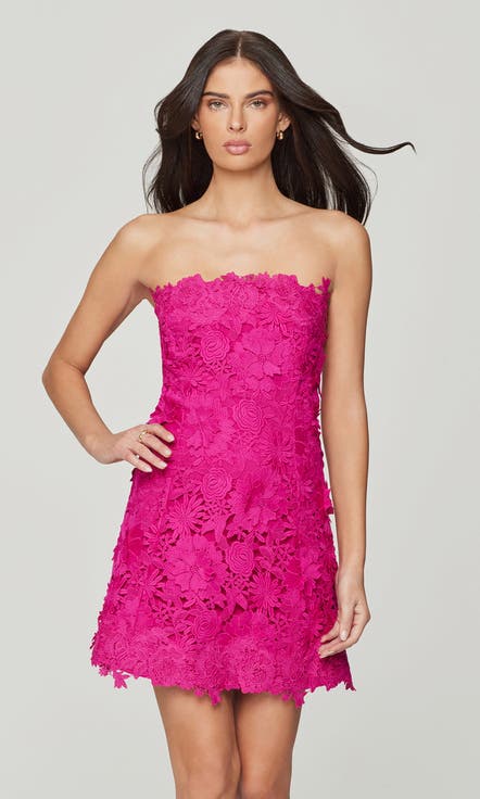 Lydia 3D Lace Dress