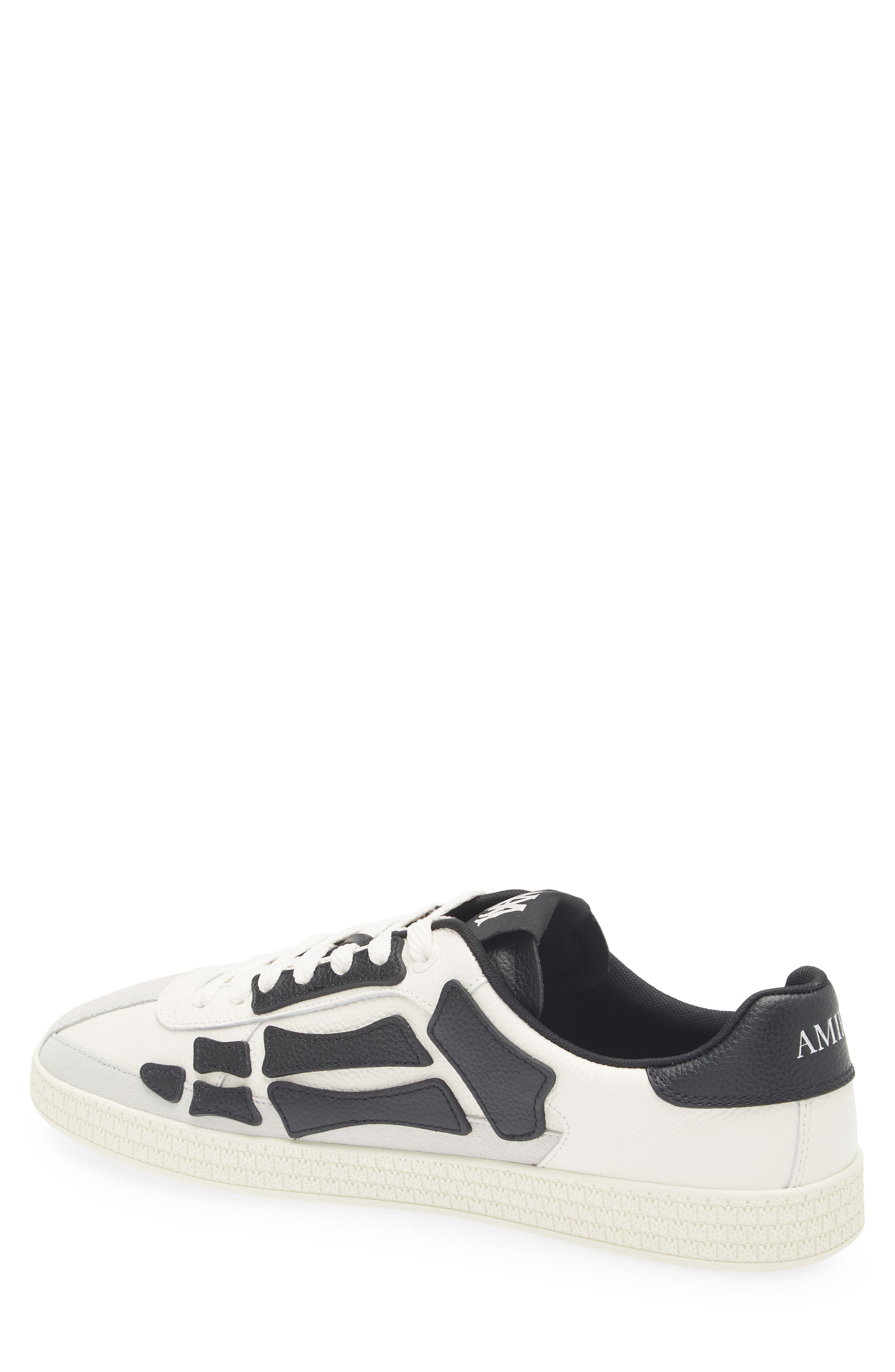 AMIRI Pacific Bones Low Top Sneaker, Alternate, color, Black