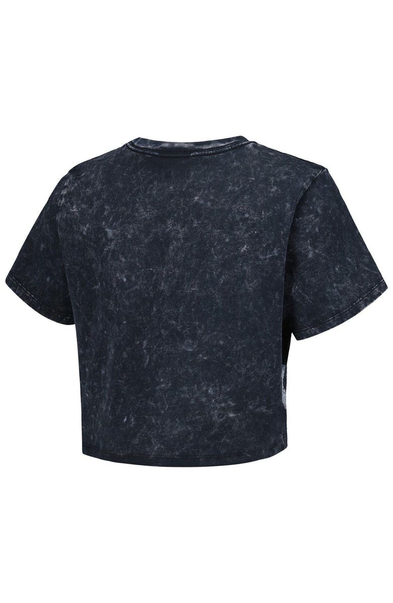 THE WILD COLLECTIVE Women's The Wild Collective Black San Diego Padres Cropped T-Shirt, Alternate, color, 