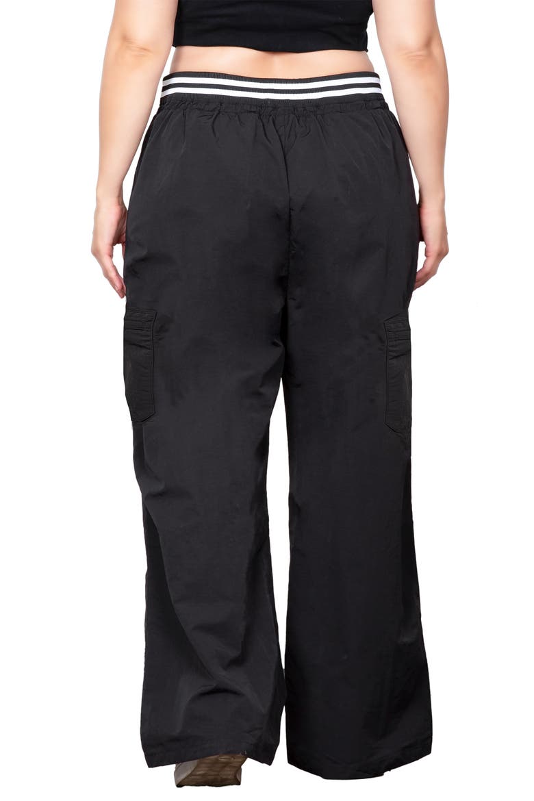 Wide Leg Cargo Pants, Alternate, color, BLACK