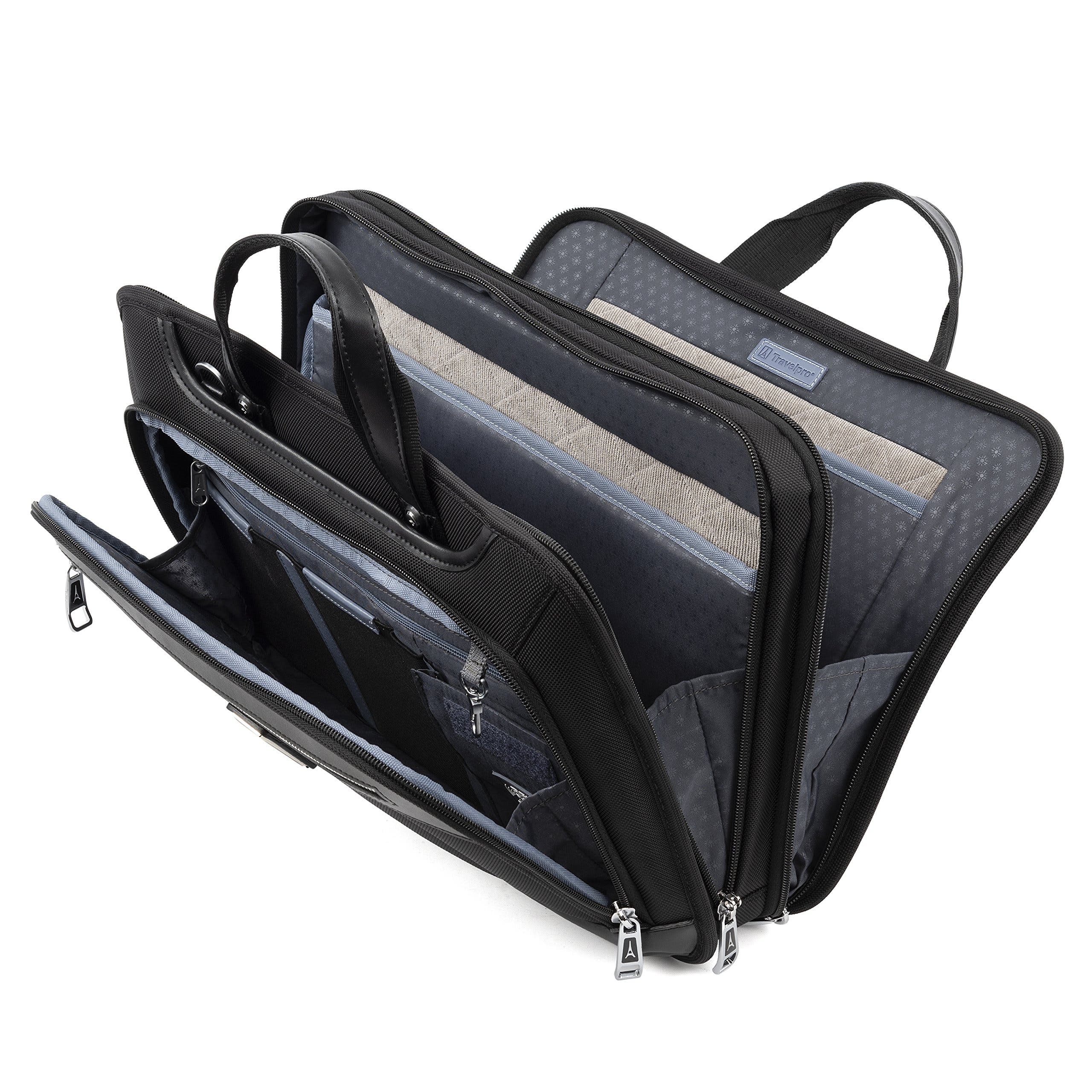 TRAVELPRO Platinum Elite Slim Business Laptop Briefcase, Fits up to 15.6 Inch Laptop, Alternate, color, 
