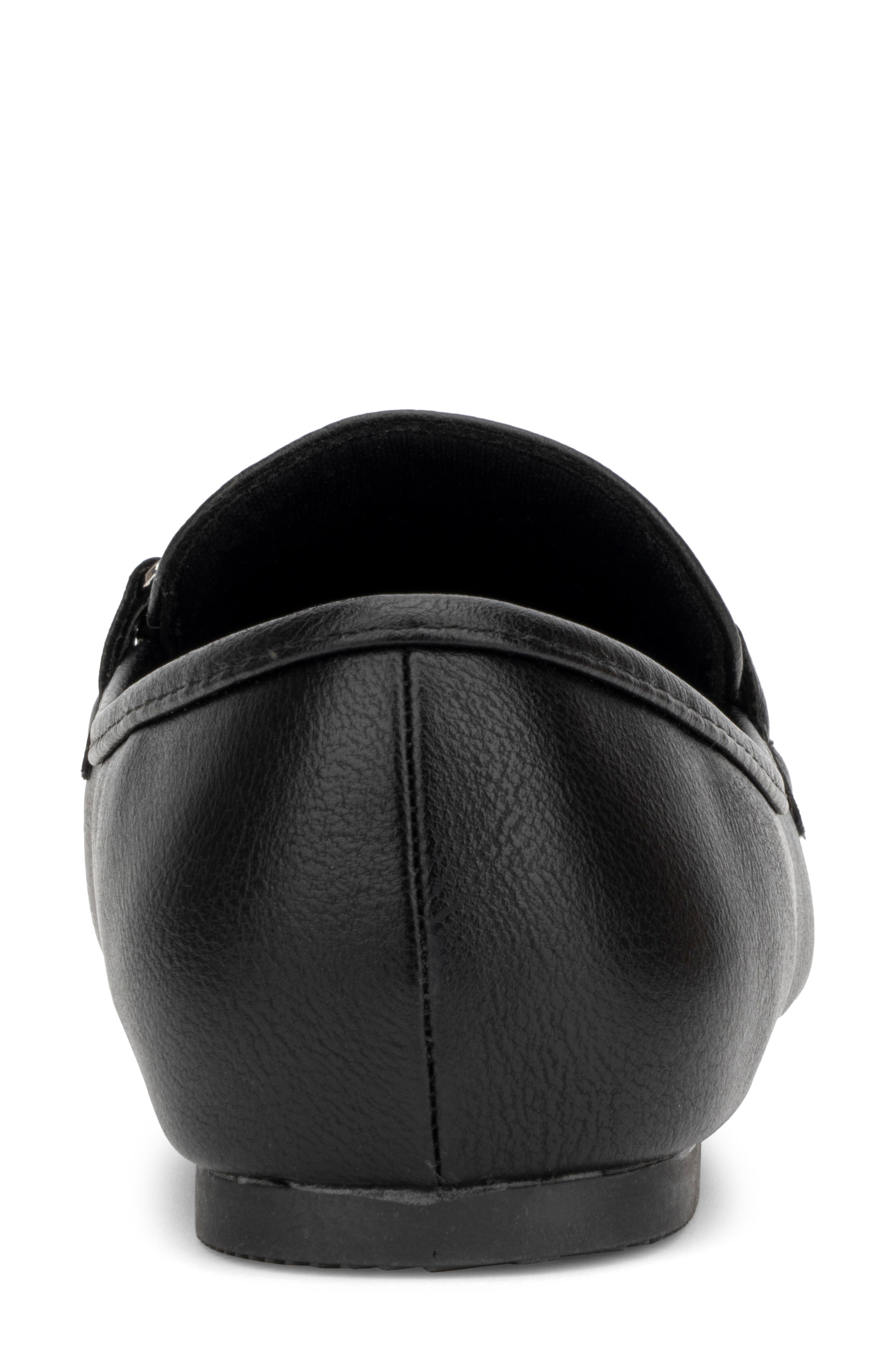 NEW YORK AND COMPANY Harleigh Faux Leather Loafer, Alternate, color, Black