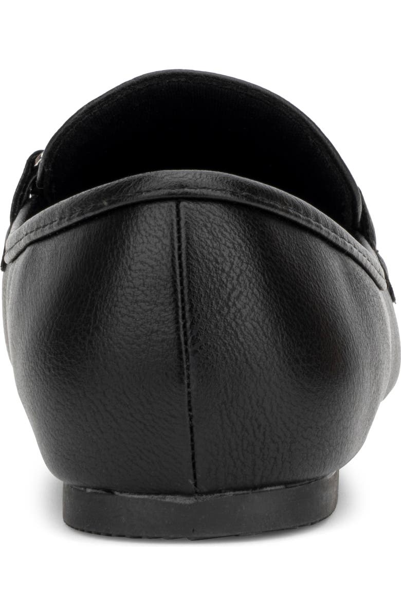 NEW YORK AND COMPANY Harleigh Faux Leather Loafer, Alternate, color, Black