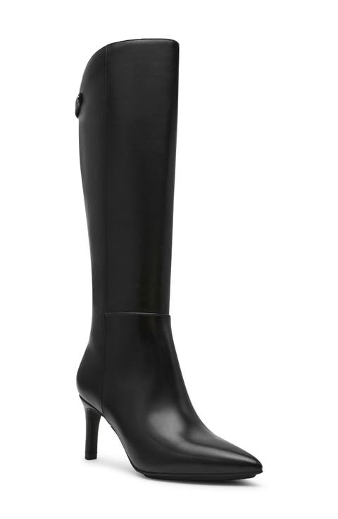Marucia Pointed Toe Knee High Boot (Women)