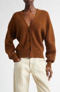 Isabel Marant Thelma Rib Baby Alpaca Blend Cardigan