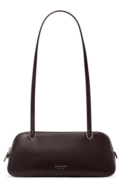 grace fine grain leather shoulder bag