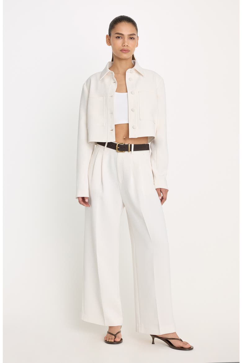 Luxe Crop Jacket, Alternate, color, SOFT SHELL