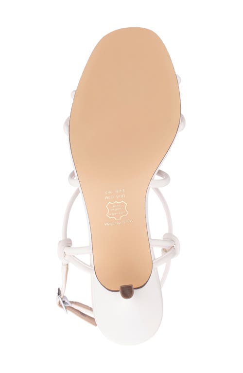 Nina Bright Slingback Sandal In Ecru