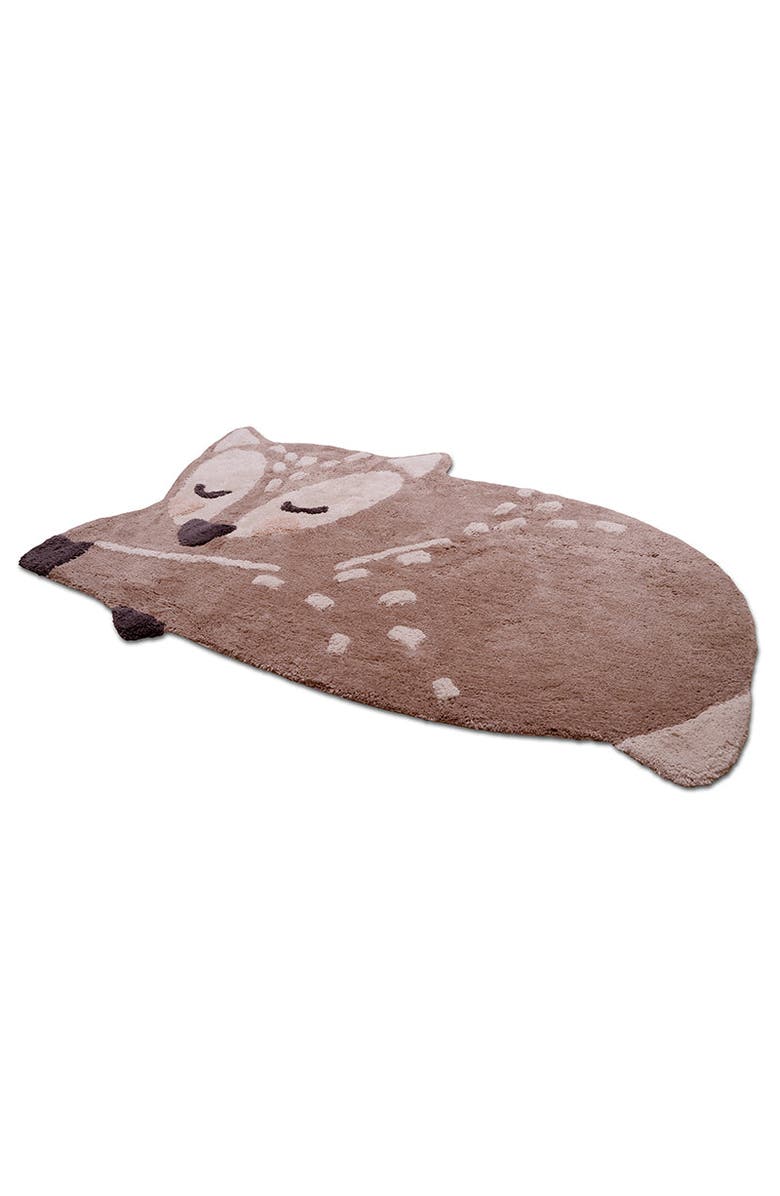 Nattiot Rug Little Deer, Alternate, color, Taupe