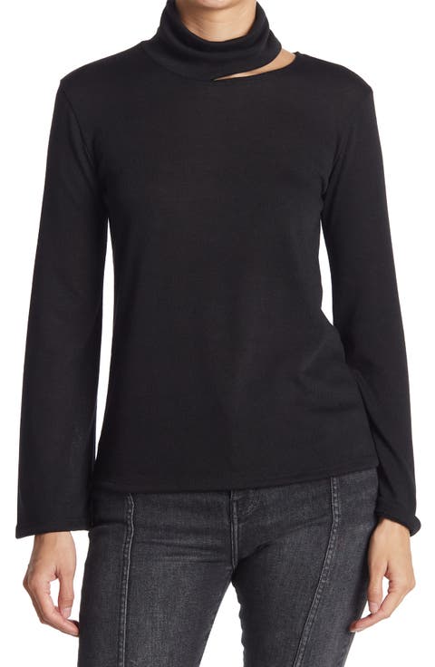 Turtleneck Cutout Sweater