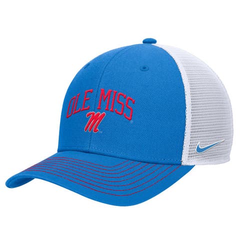 Men's Nike Powder Blue Ole Miss Rebels Rise Adjustable Trucker Hat