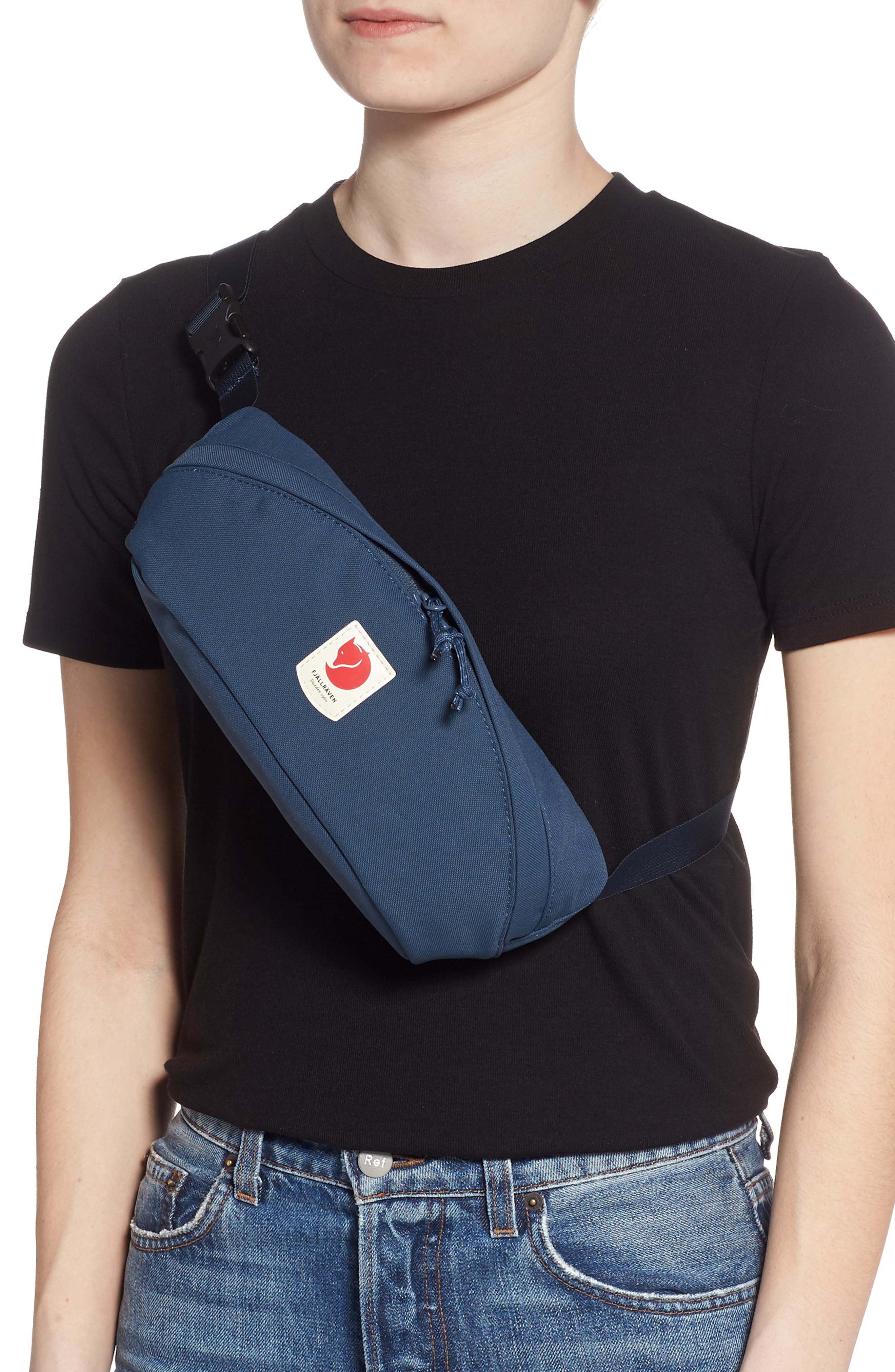 Medium Ulvo Recycled Nylon Belt Bag, Alternate, color, MOUNTAIN BLUE