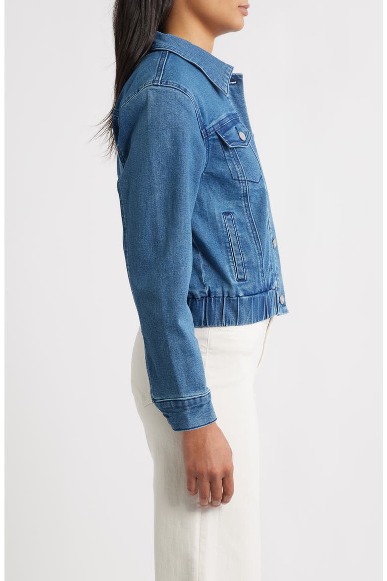 Denim Bomber Jacket, Alternate, color, INDIGO
