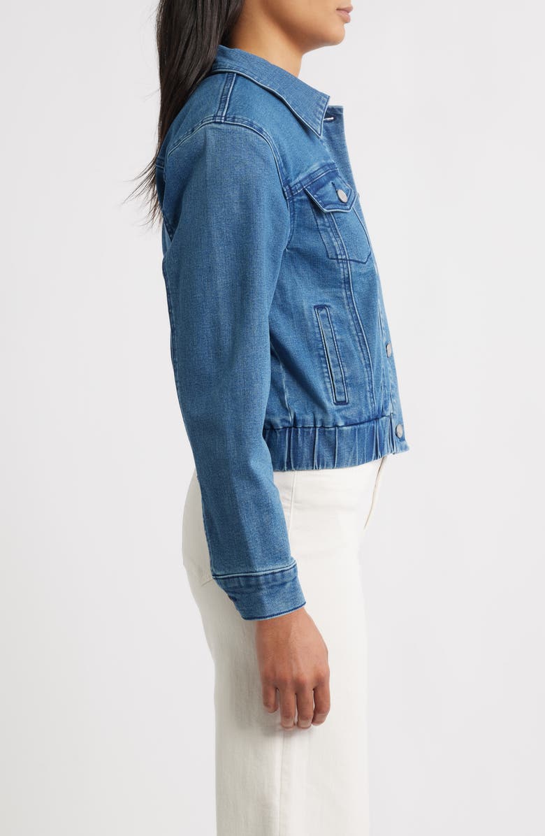 CITY BLUES Denim Bomber Jacket, Alternate, color, Indigo