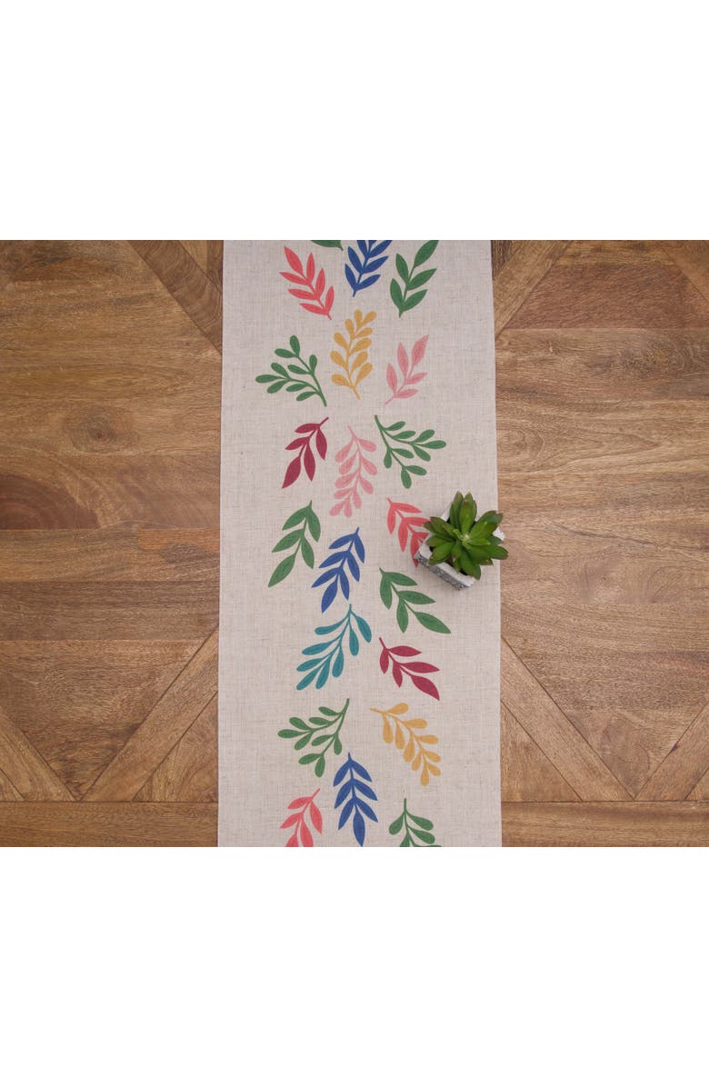 C&F Home Springtime Blooms Graphic Print Table Runner 13" x 72", Alternate, color, Pink