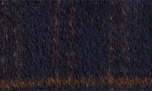Eileen Fisher Shawl Collar Alpaca & Wool Blend Coat In Blue
