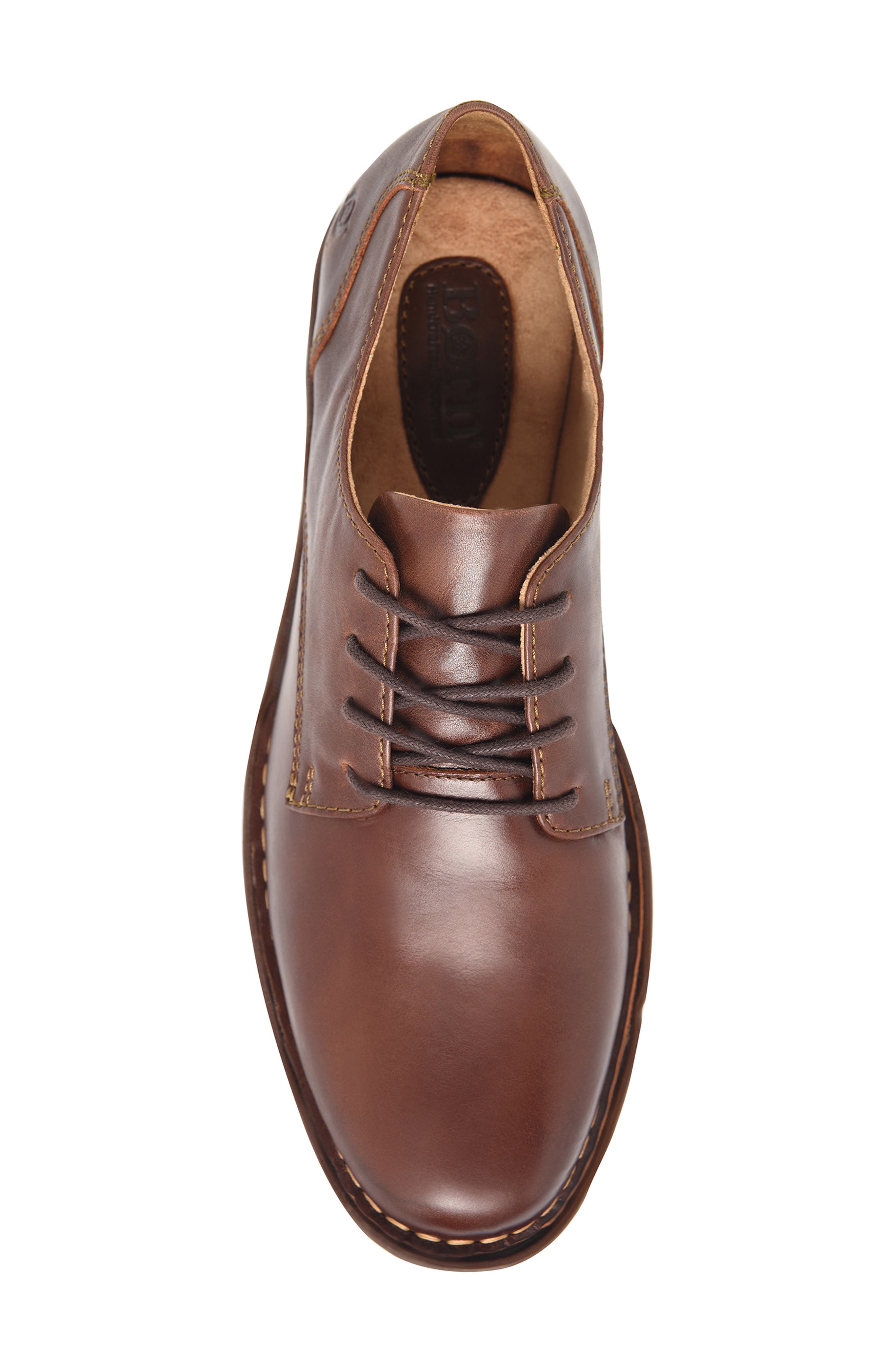 Børn Ryker Plain Toe Derby, Alternate, color, Brown