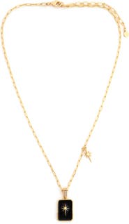 Panacea Rectangular Pendant Necklace