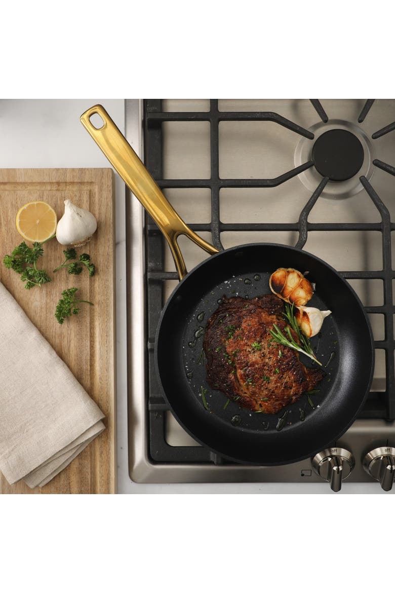 Abbottsford 11 Inch Nonstick Aluminum Frying Pan, Alternate, color, Black
