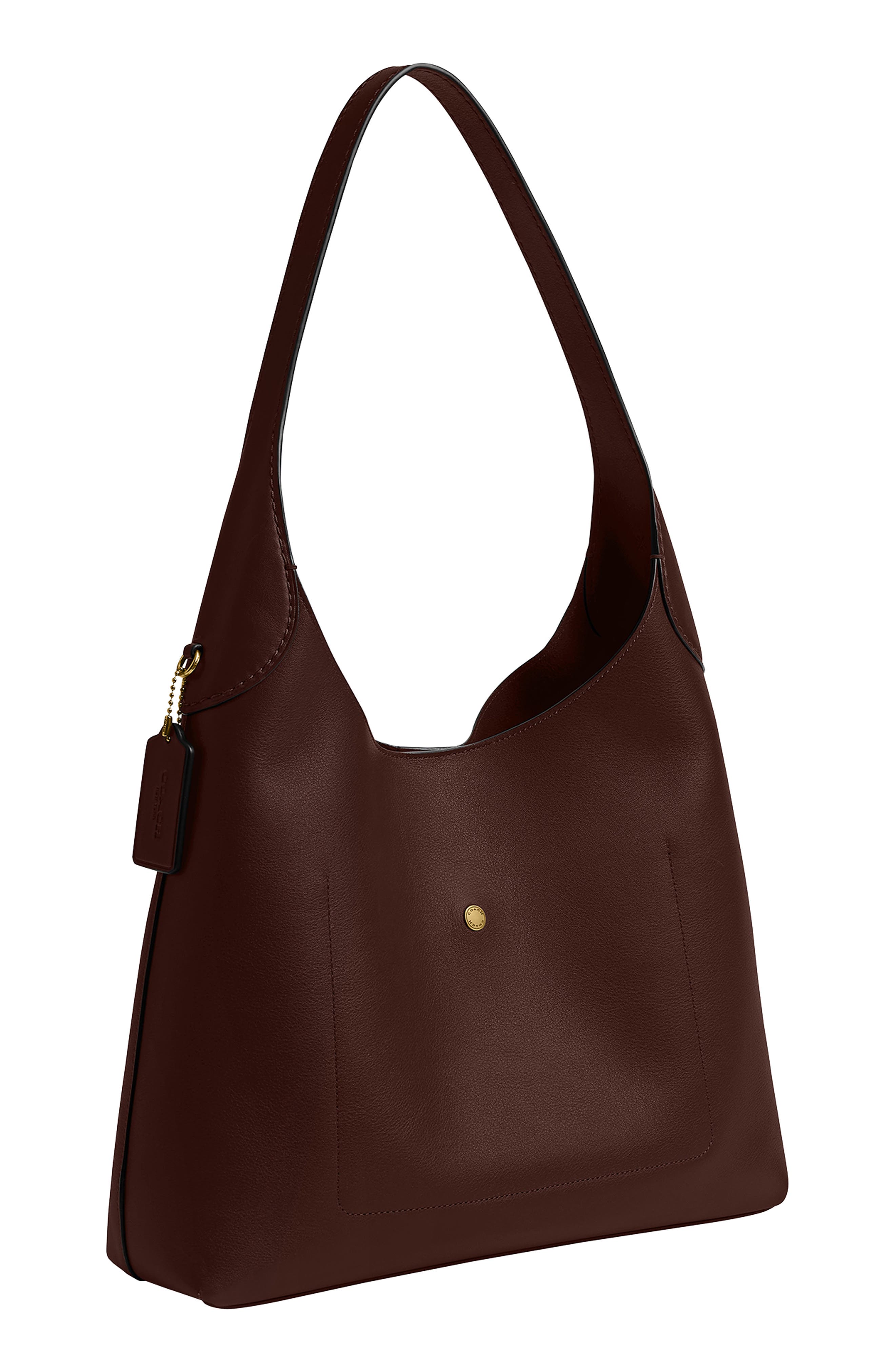 Brooklyn 34 Leather Shoulder Bag, Alternate, color, MAPLE