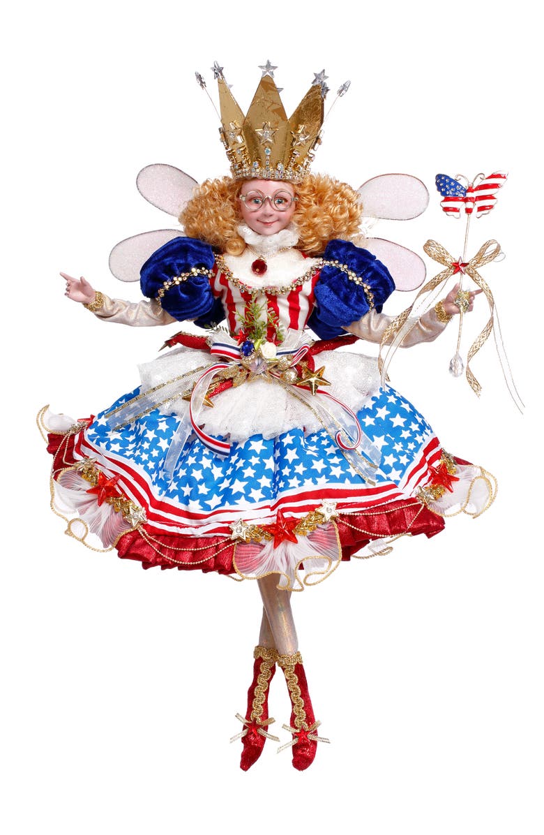 Mark Roberts Lady Liberty Fairy, Medium, Main, color, Dark Blue