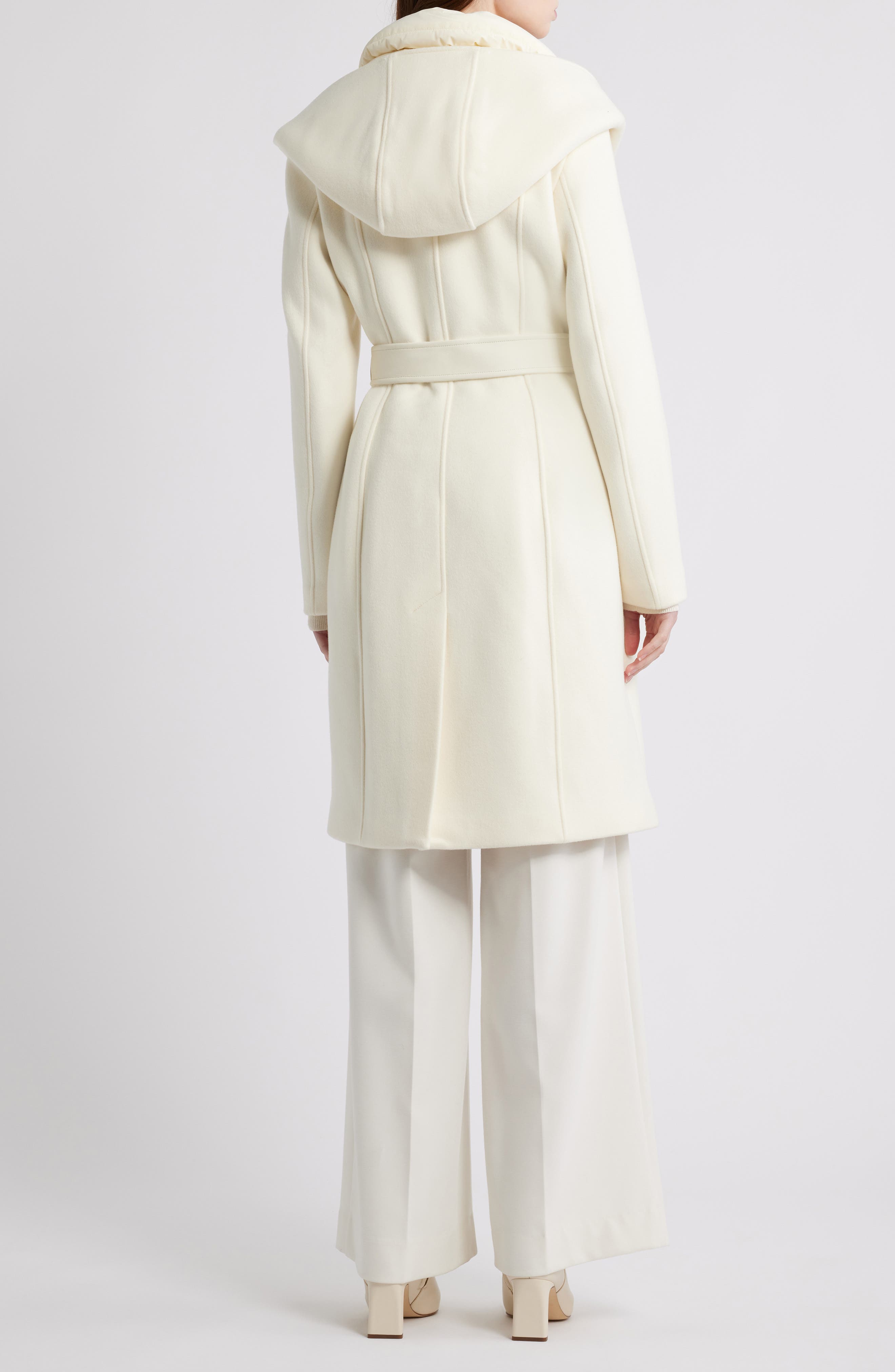 Mackage Shia-SLB 2-in-1 Double Face Wool Coat with Removable Bib