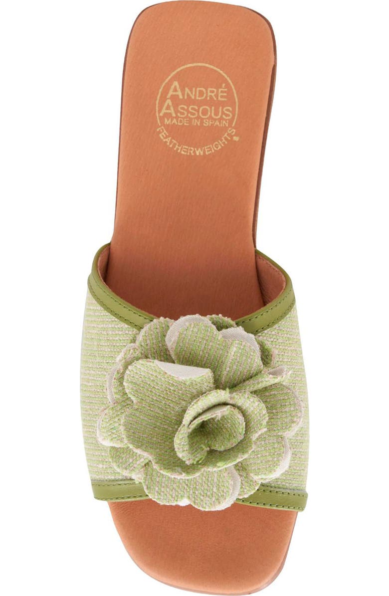 André Assous Kiky Slide Sandal, Alternate, color, Pistachio