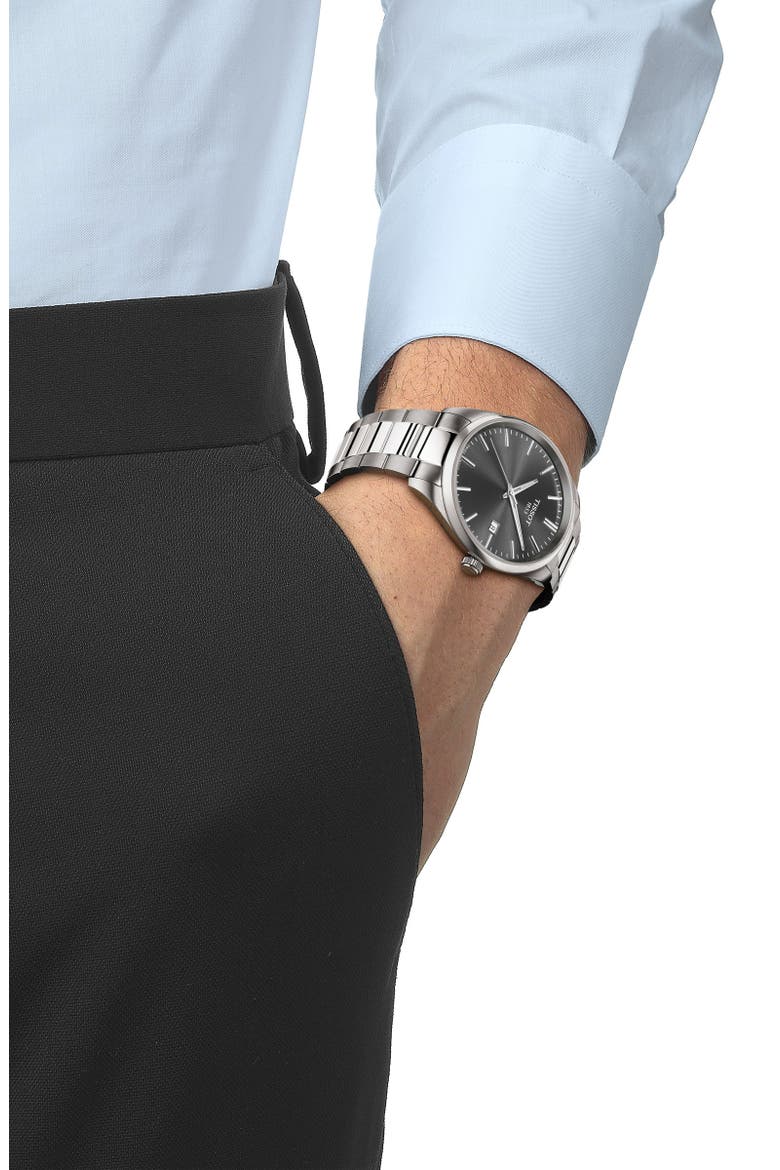 PR 100 Classic Bracelet Watch, 40mm, Alternate, color, GREY