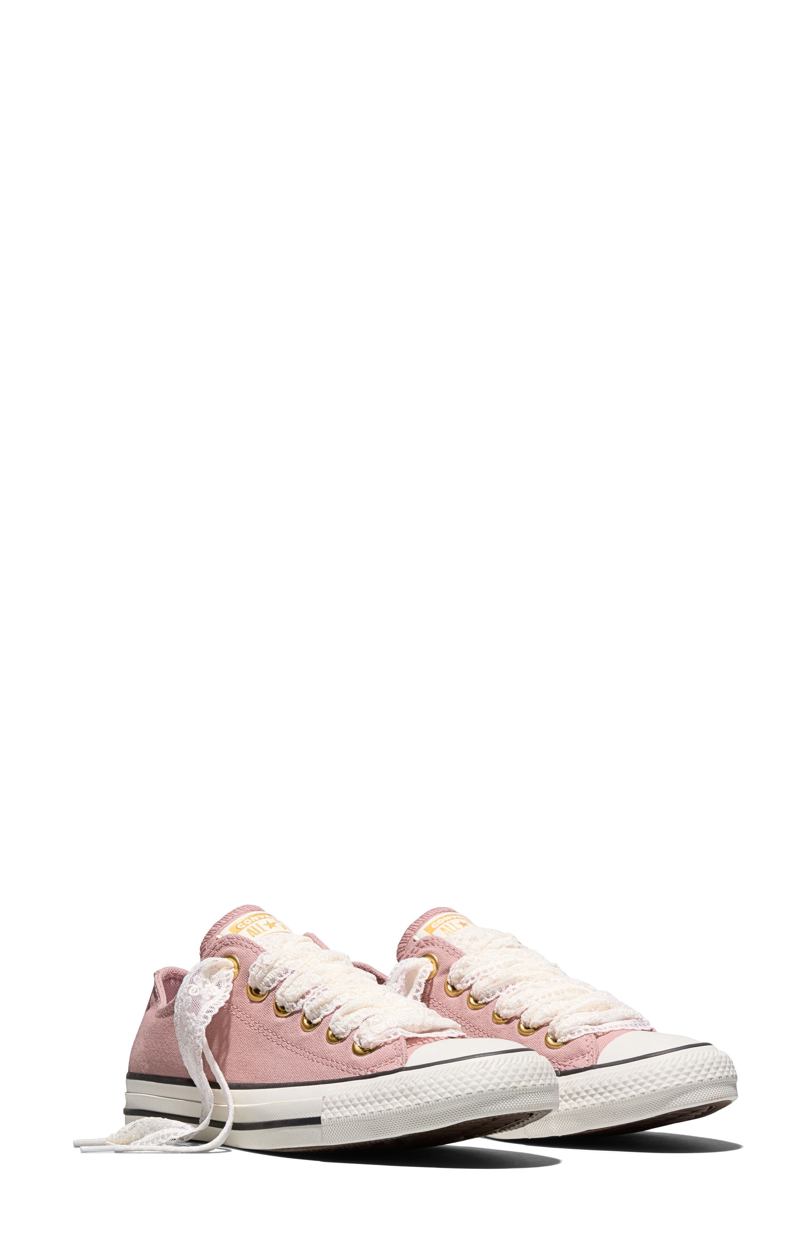 Chuck Taylor All Star Lace Sneaker, Alternate, color, PETAL PIT/VINTA