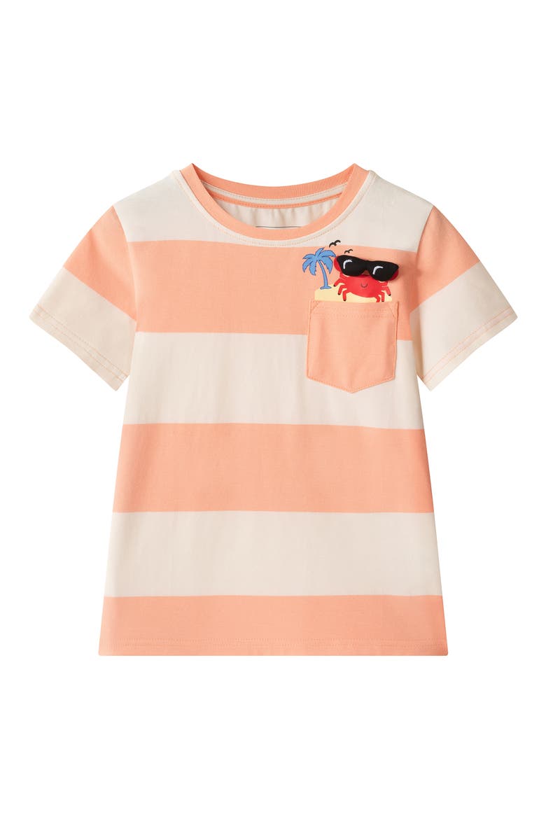 Kids' Graphic T-Shirt, Main, color, ORANGE STRIPE