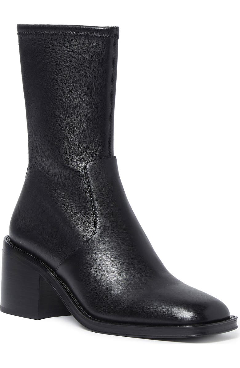 Loeffler Randall Nolan Stretch Ankle Bootie, Main, color, Black