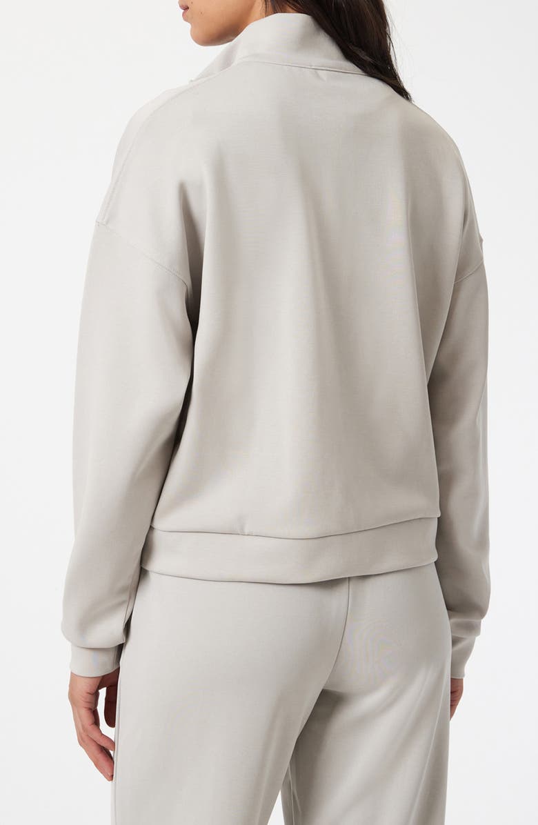 Mavi Jeans Stand Collar Sweatshirt, Alternate, color, Gray Violet