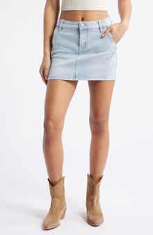 PTCL Elle Easy Stretch Denim Miniskirt