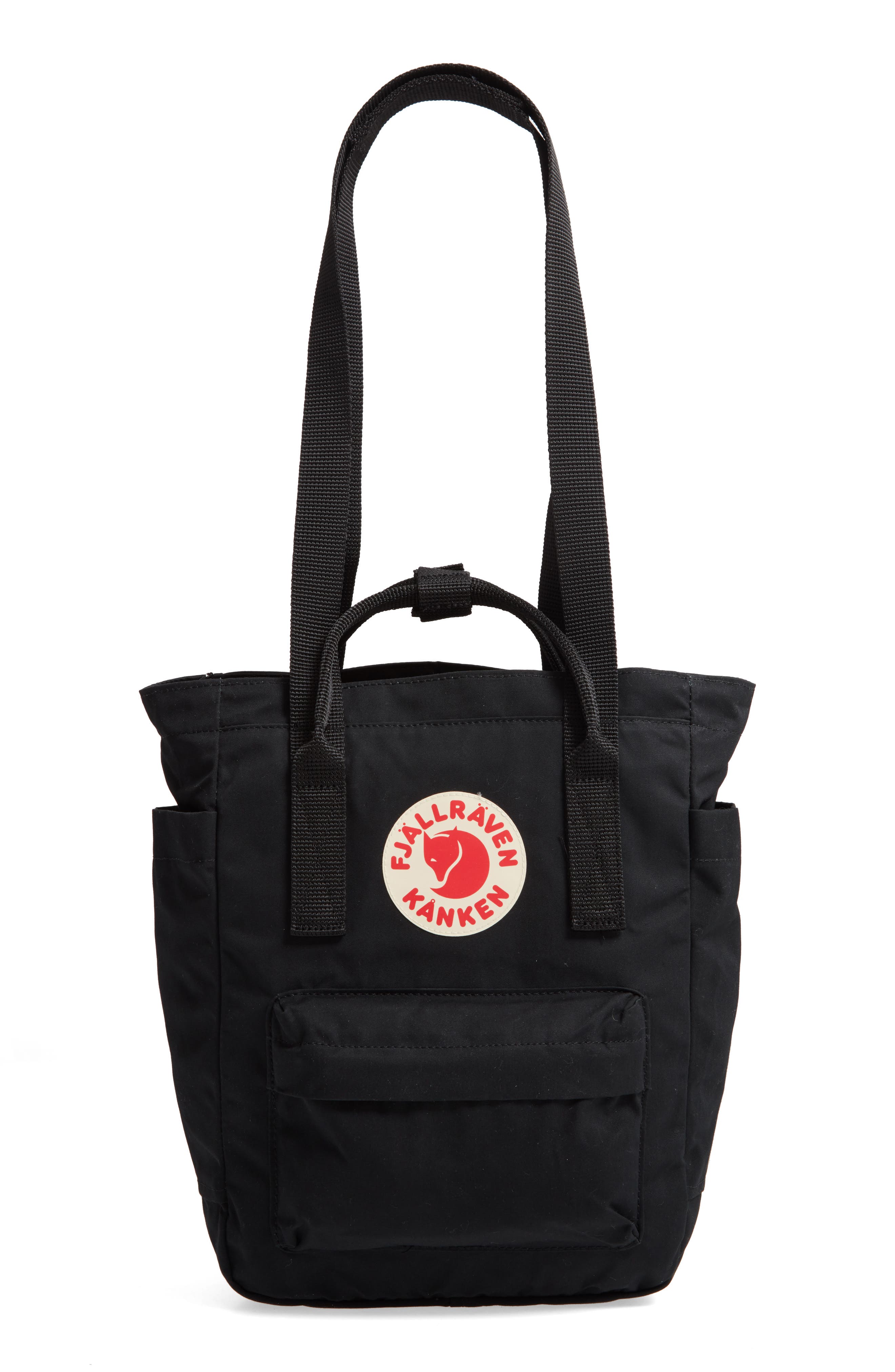 Mini Kånken Tote Backpack, Main, color, BLACK