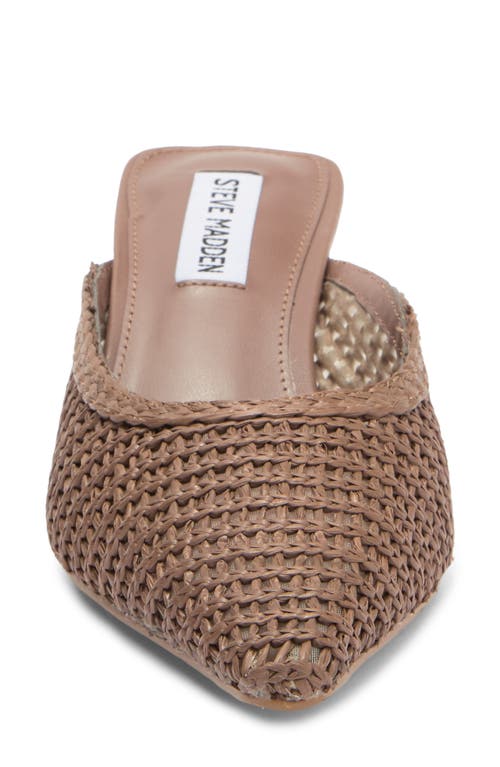 Steve Madden Cleverr Woven Mule In Brown