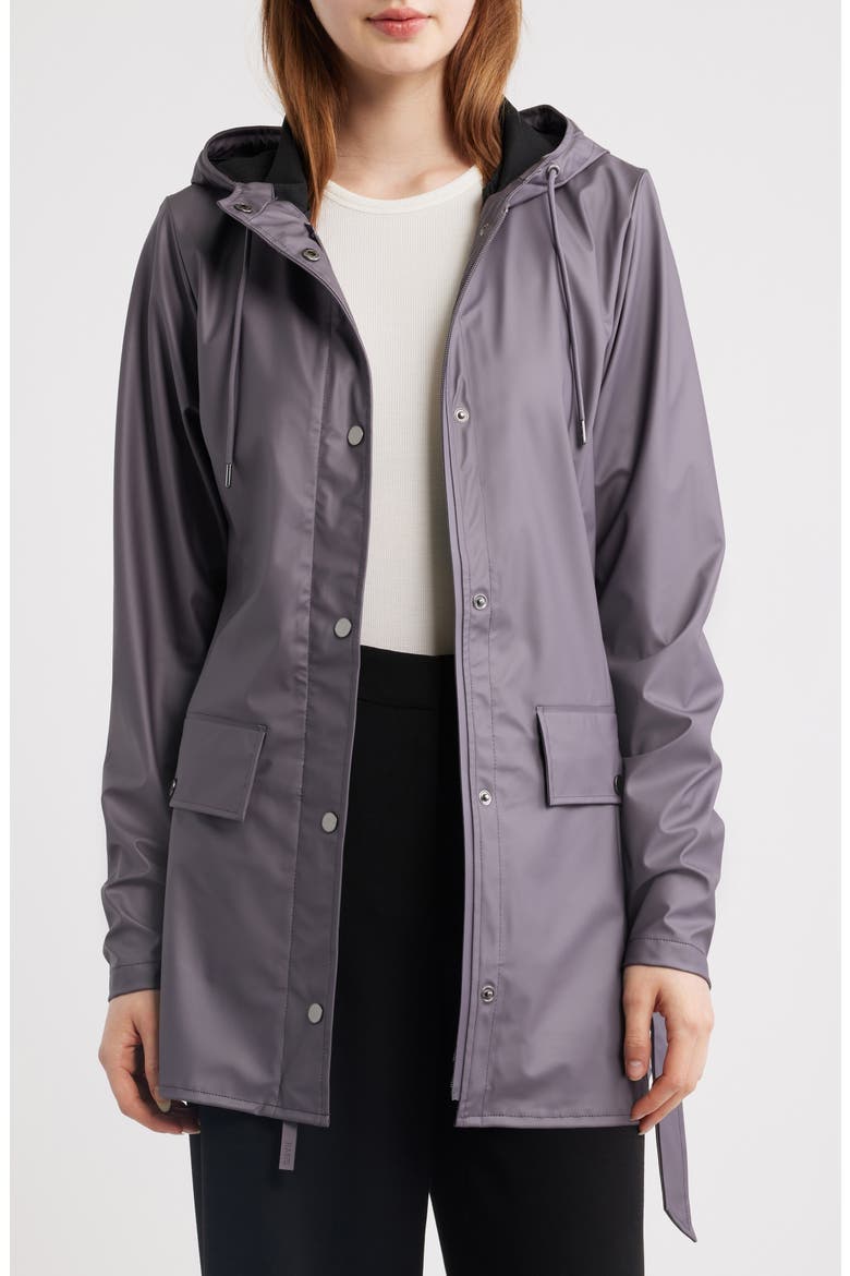 Curve Waterproof Rain Jacket, Alternate, color, VIOLET STEEL