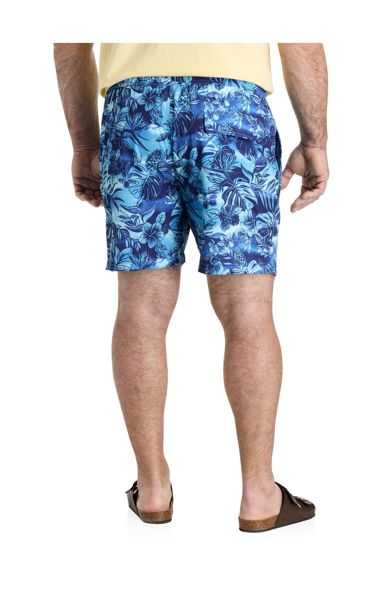 Tommy Bahama Big & Tall Ocean Escape Swim Trunks, Alternate, color, Eclipse