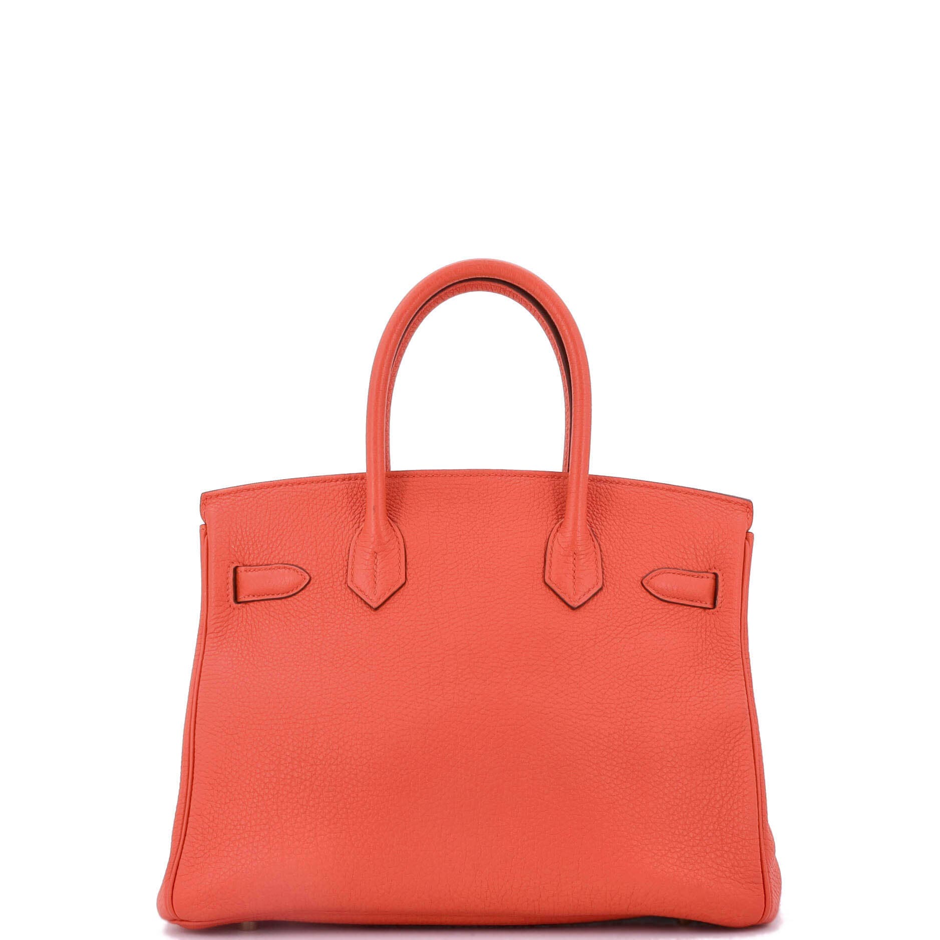 Pre-Owned Hermes Birkin Handbag Orange Togo with Gold Hardware 30, Alternate, color, Capucine