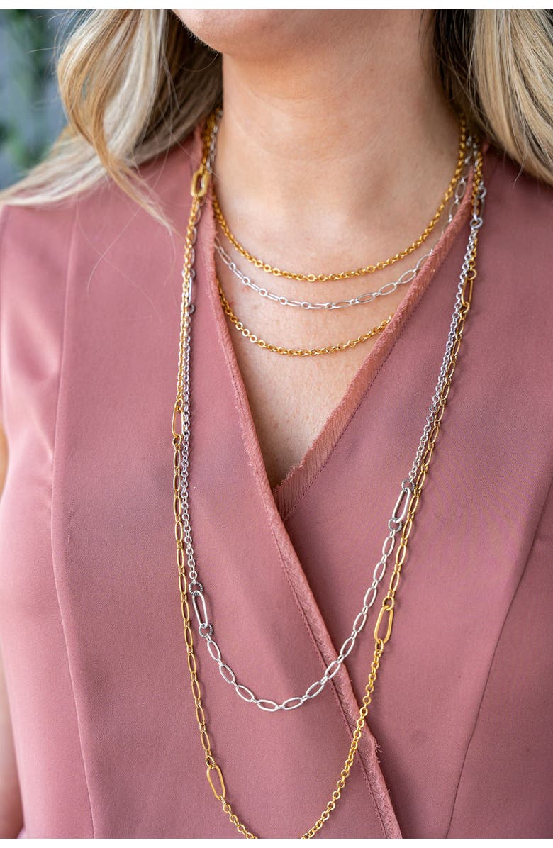 Goldie Home Delicate Long Layering Necklace, Alternate, color,