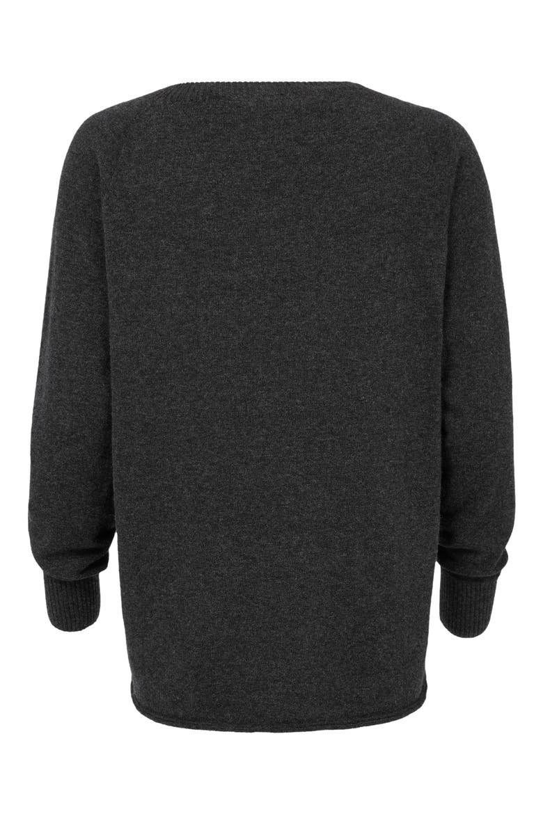 Geelong Slouch Crew Sweater, Alternate, color, CHARCOAL