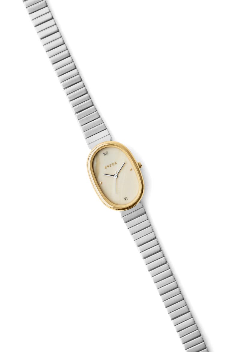 Jane x Taylor LaSea Bracelet Watch, 23mm, Alternate, color, GOLD/ SILVER/ MOP